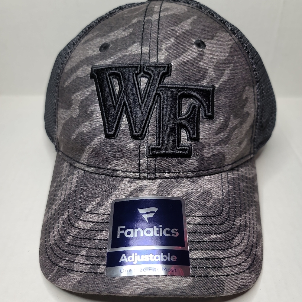 Wake Forest Demon Deacons Fanatics Branded Made2Move Camo Trucker Adjustable Hat - Picture 2 of 5